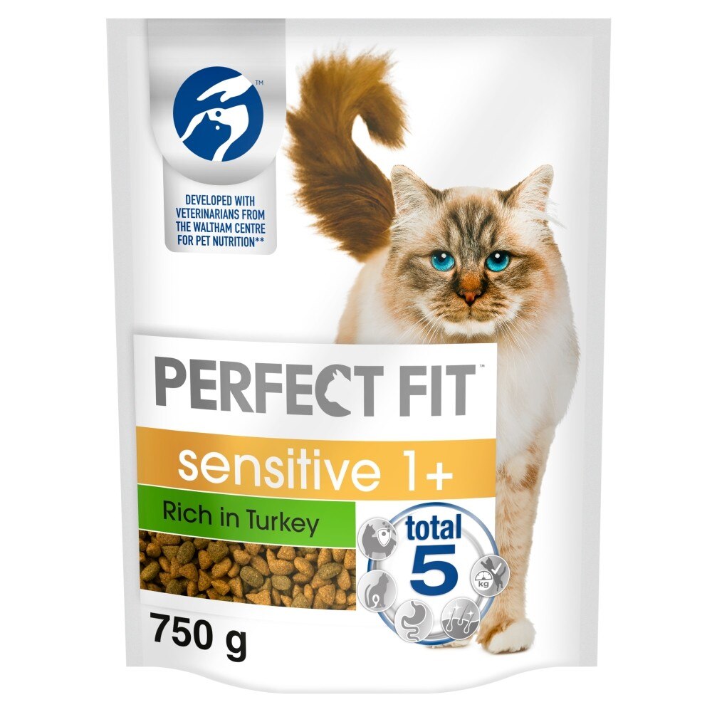 Perfect Fit Perfect Fit Sensitive Chicken Adult Dry Cat Food pet food packaging